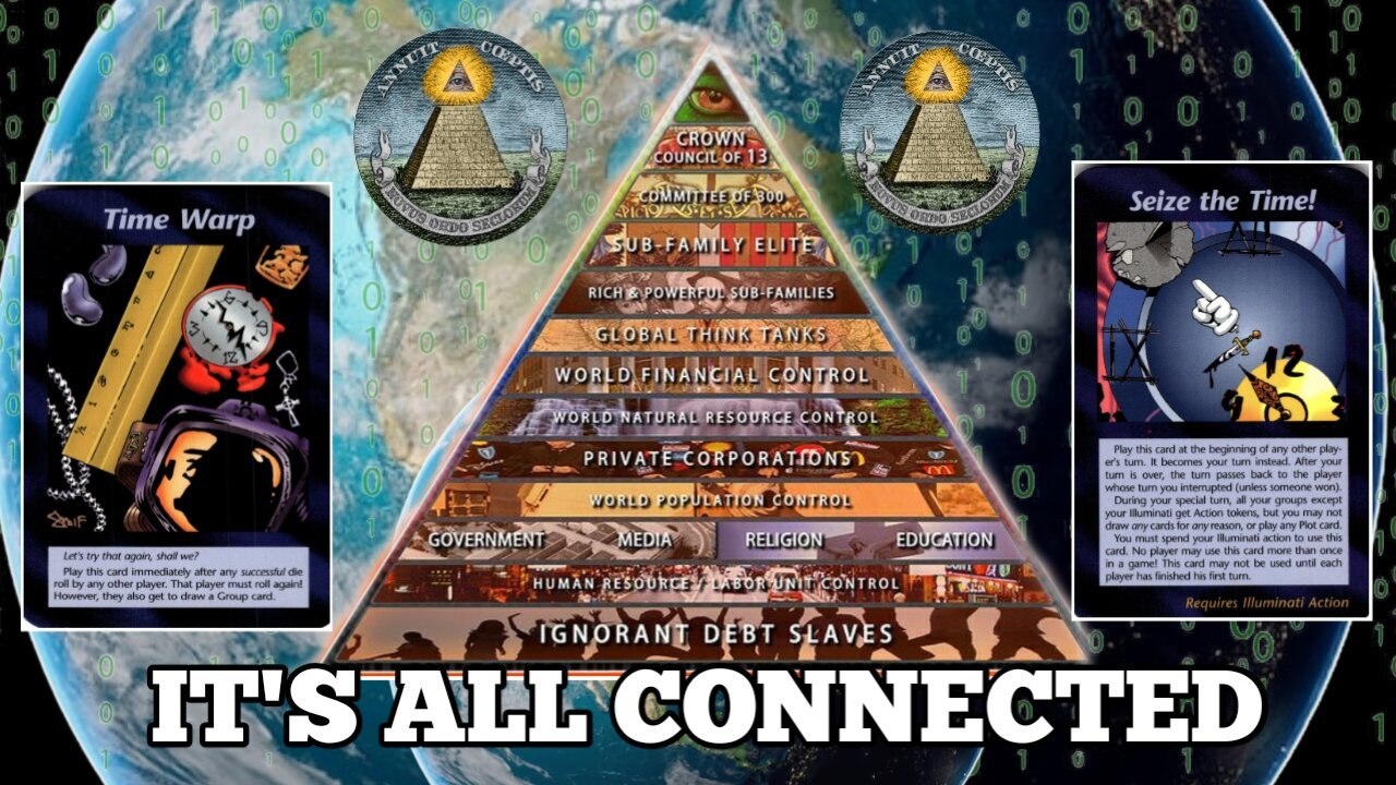 PREDICTIVE PROGRAMMING ZOMBIES & ILLUMINATI CARD GAME