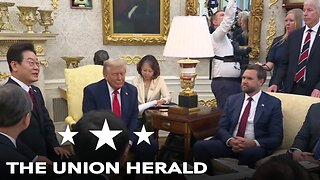 President Trump Meets with South Korean President Lee