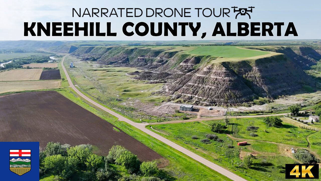 🌾 Kneehill County, Alberta 🌄 4K Drone