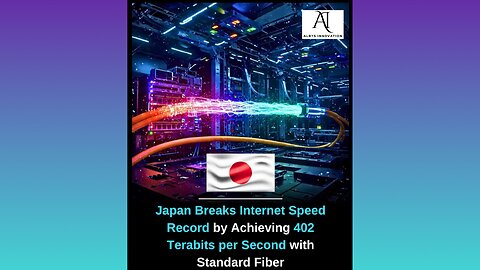 Japan BREAKS Internet Speed Record: 402 Tbps Using Standard Fiber 1 Million Times Faster Than Wi-Fi