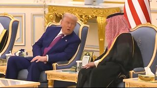 Trump Arrives In Saudi Arabia With Crown Prince Mohammed bin Salman