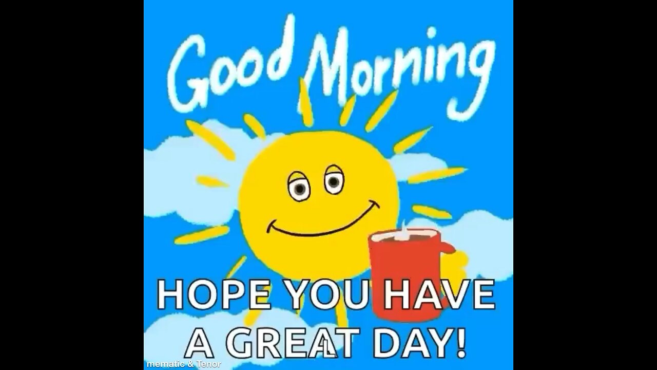 Good morning ☀️