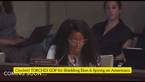 Crockett Torches GOP for shielding Elon and spying on American
