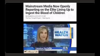 CHILD BLOOD TRAFFICKING OPENLY ADMITTED ON NEWS NETWORKS - FOUNTAIN OF YOUTH?