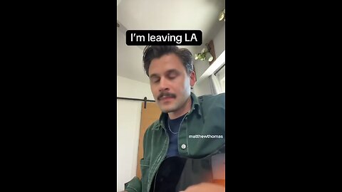 Fed-Up LA Resident Flees Democrat-Run California: "I'm Done, It Sucks"