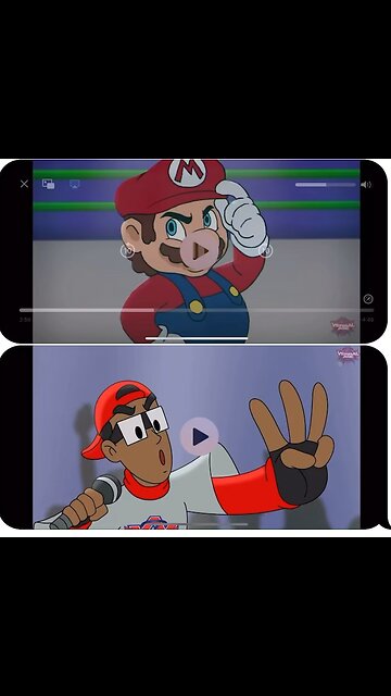 Cartoon beatbox battles match up Mickey and Mario remastered