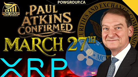 XRP: Paul Atkins Senate Hearing Projected March 27th & Ripple Case Ending Before April 16th?