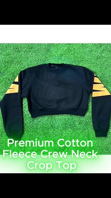 New Drop: Long Sleeve Cropped Fleece Vibes