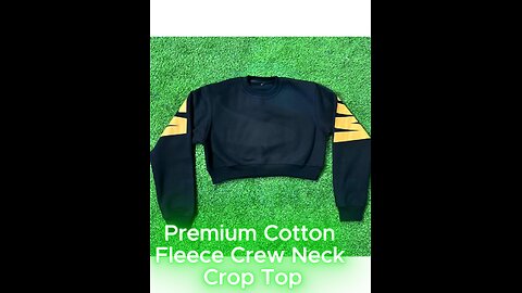 New Drop: Long Sleeve Cropped Fleece Vibes