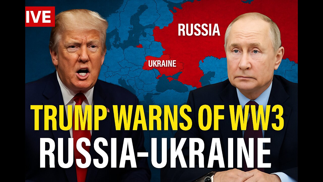 live:Trump Warns of WW3 ~ Explosive Comments on Russia-Ukraine War & Putin!