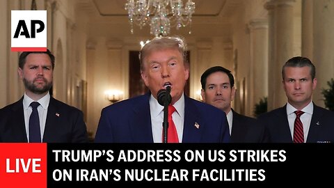 President Trump Speaks After Strikes against Iran l Full Video