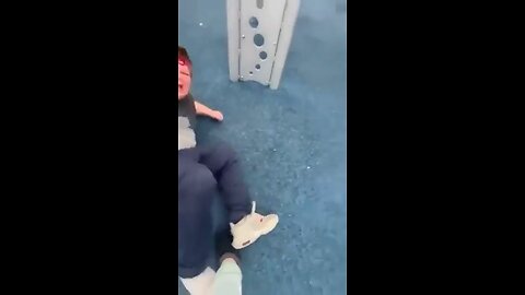 Play ground fight between kids turns nasty when a grown ass black man attacks the white kid