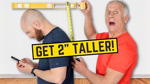 Fix Bad Posture in Minutes- Increase your Height & Stop Back Pain