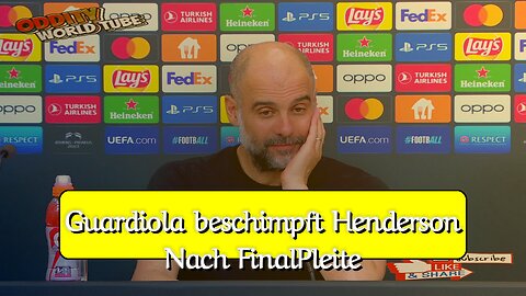 Guardiola beschimpft Henderson! Nach Final-Pleite #Guardiola #Henderson #Fußball