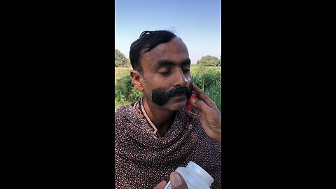 Barber beauty cream after shaving.