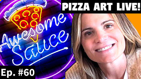 Awesome Sauce PIZZA ART LIVE Episode #60: Kelly Schwartz!