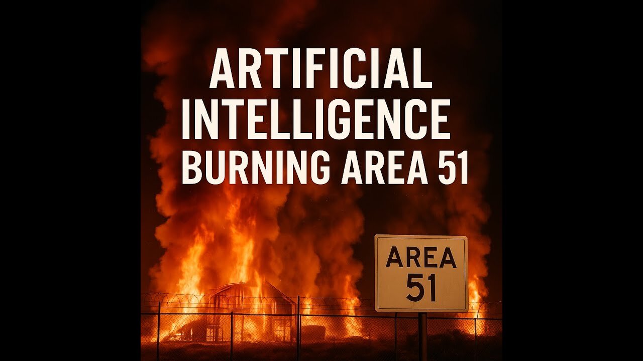 A.I. BURNS AREA 51 to HIDE the TRUTH | White Hats vs The Synthetic Overlords