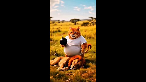 Lion vs cat