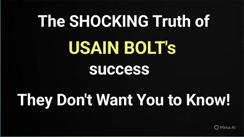 Usain Bolt's success secret