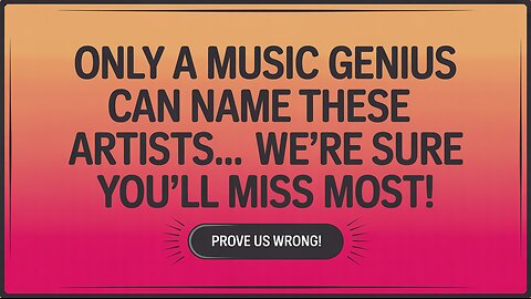 Music Quiz For Music Geniuses