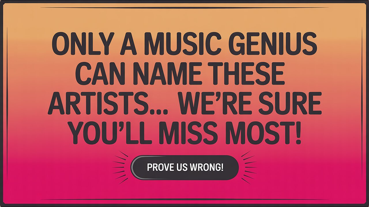 Music Quiz For Music Geniuses