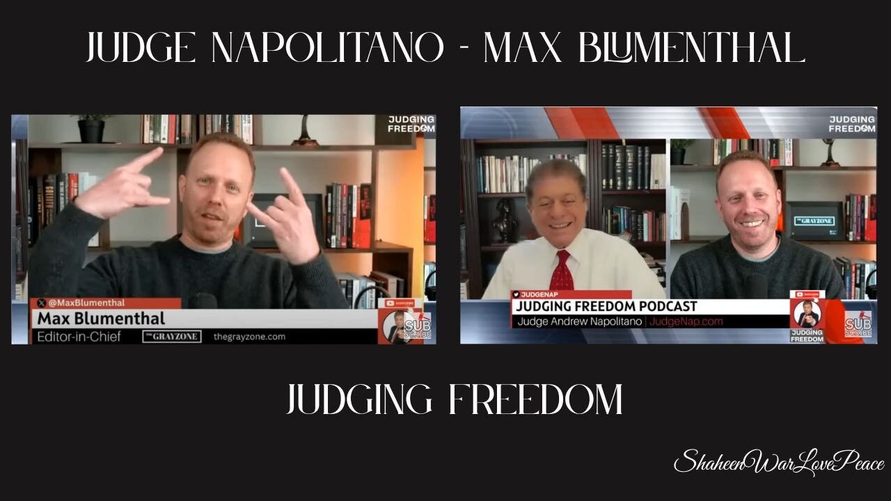 Judge Napolitano - Max Blumenthal : Hegseth Reveals US War Plans.