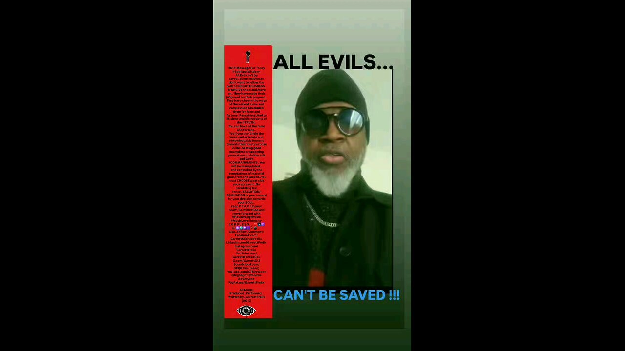 ▪︎ALL EVILS CAN'T BE SAVED▪︎