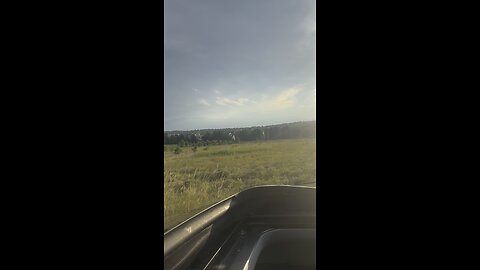 Front range to the Rockies. Sunset in Colorado springs