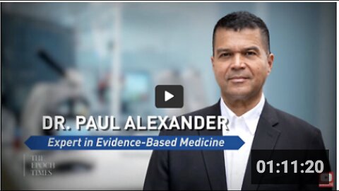 "Potential Impact of Genetic COVID Vaccines on Children's Innate Immunity: Dr. Paul Alexander"