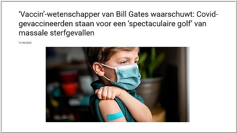 ‘Vaccin’-wetenschapper van Bill Gates waarschuwt.