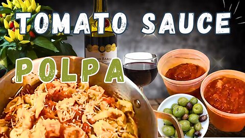 🍅 The Secret To The Easiest THICK Fresh TOMATO SAUCE (Polpa) Recipe | Summer Pasta