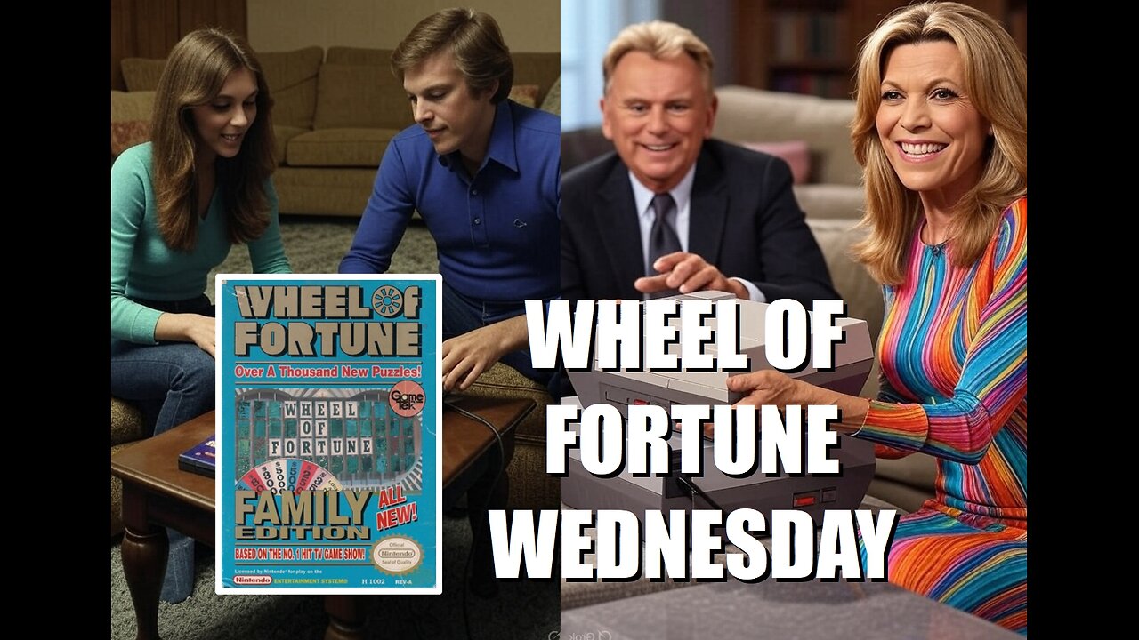 Wheel of Fortune Wednesday: Chill & Chat with BrightGaming playing NES Nintendo Games