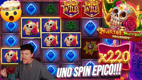 🤯UNO SPIN DA 14K!💣 MUERTOS MULTIPLIER MEGAWAYS DISTRUTTA!💀