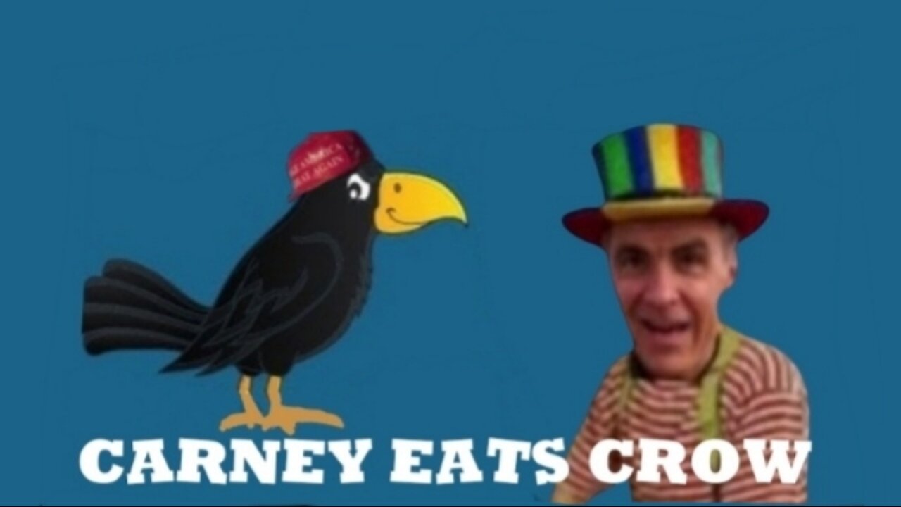 Carney eats Crow with Canadian Cheder, smothered in Maple syrup.