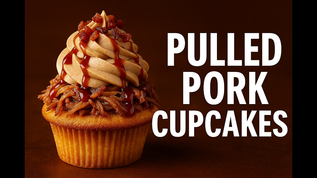 🍖 Pulled Pork Cupcakes – Savory Meets Sweet
