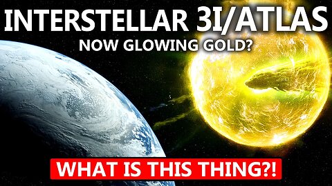 3I/ATLAS is now Glowing GOLD as Earth's Closest Approach Countdown Begins