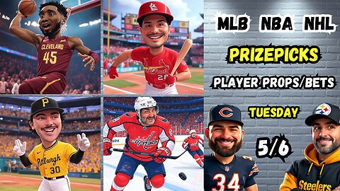 🚨 9 BEST MLB Picks Today Tuesday 5/6/25 | ⚾️ MLB Props | 🏀 NBA PROPS | 🏒 NHL | 😈 PRIZEPICKS