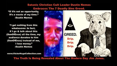 Dustin Nemos Embraces Seven Deadly Sins Greed Kenneth Pauline SonOfEnos Mom Set To Expose Nemos Lies