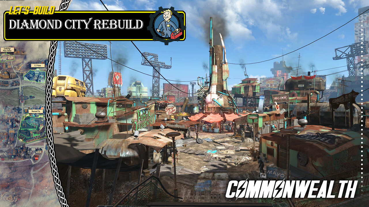 Fallout 4 | Building in Diamond City