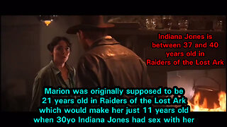 Spielberg wrote Indiana Jones to be a 'Heroic Pedophile' in "Raiders of the Lost Ark" 🤮