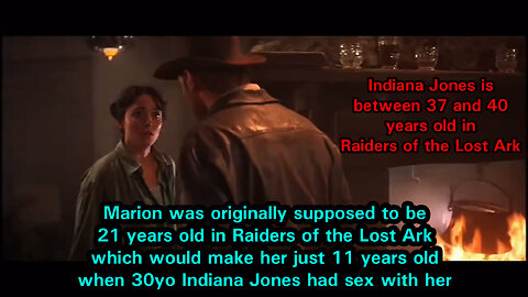 Spielberg wrote Indiana Jones to be a 'Heroic Pedophile' in "Raiders of the Lost Ark" 🤮