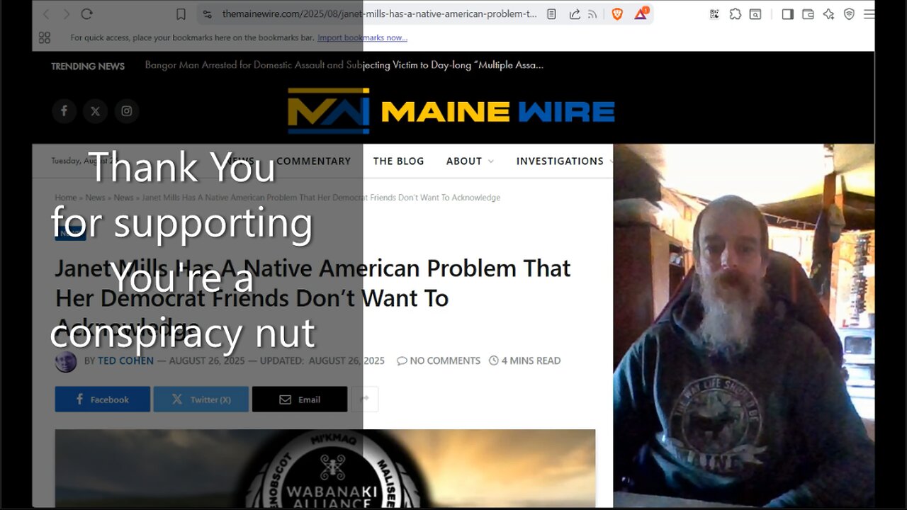 Maine Gov. Janet Mills has many problems one is with the Maine Indian Tribal-State Commission