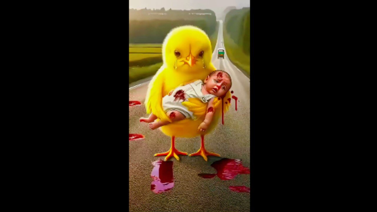 Child Nearly Hit by Car but Saves a Chicken’s Life! 🐤🚗 | Heart-Stopping Moment