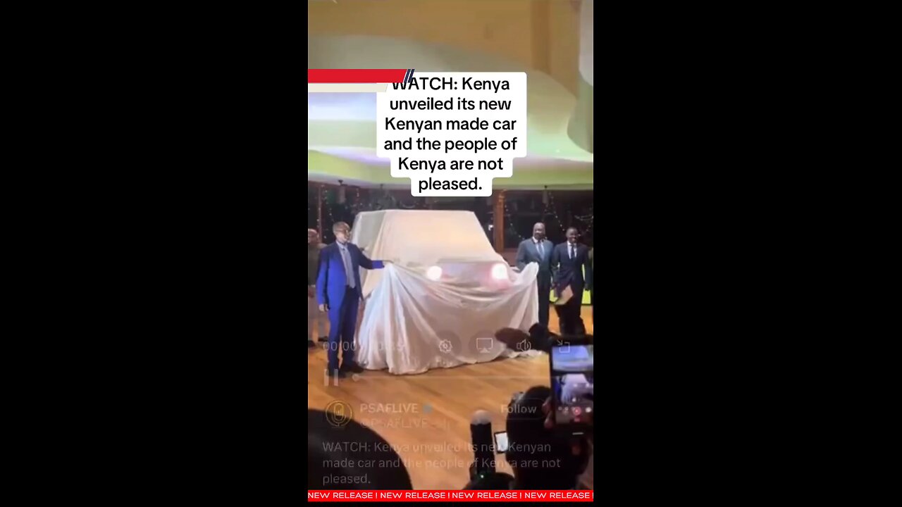 Kenya unveils locally manufactured car; public reaction largely negative. #PnDmart #japdmedia #news