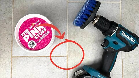 Tile Grout Cleaning Tips with Pink Stuff Miracle Paste