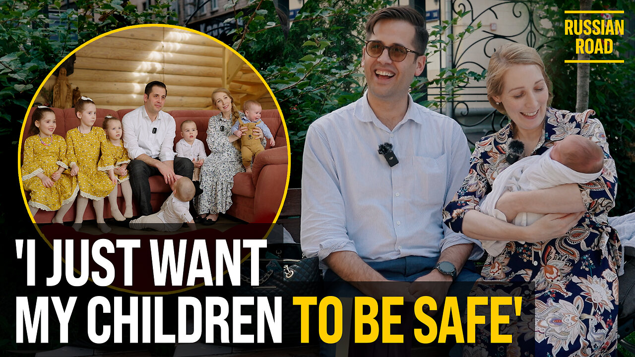Their 7th child was born in Russia 🇷🇺 🇺🇸 | The Catholic family fled the U.S.