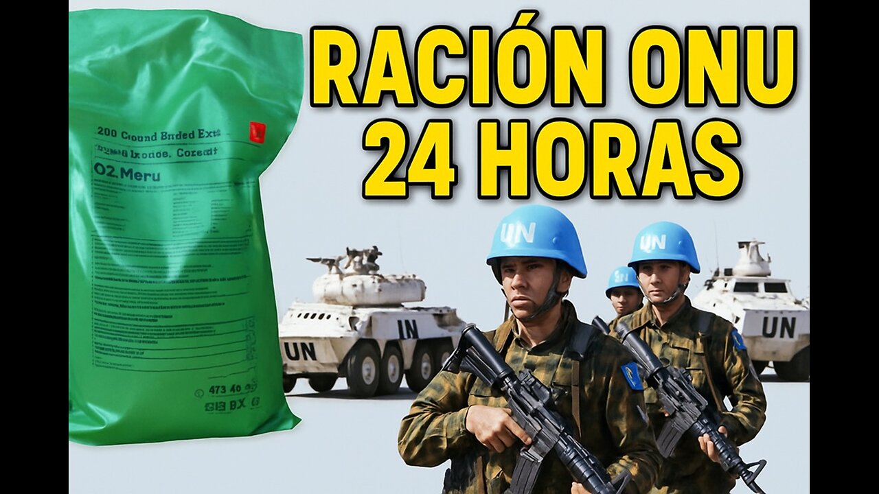 RACION DE COMBATE NACIONES UNIDA 24 HORAS MENU 2