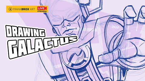 Drawing the POWERFUL Galactus from MARVEL