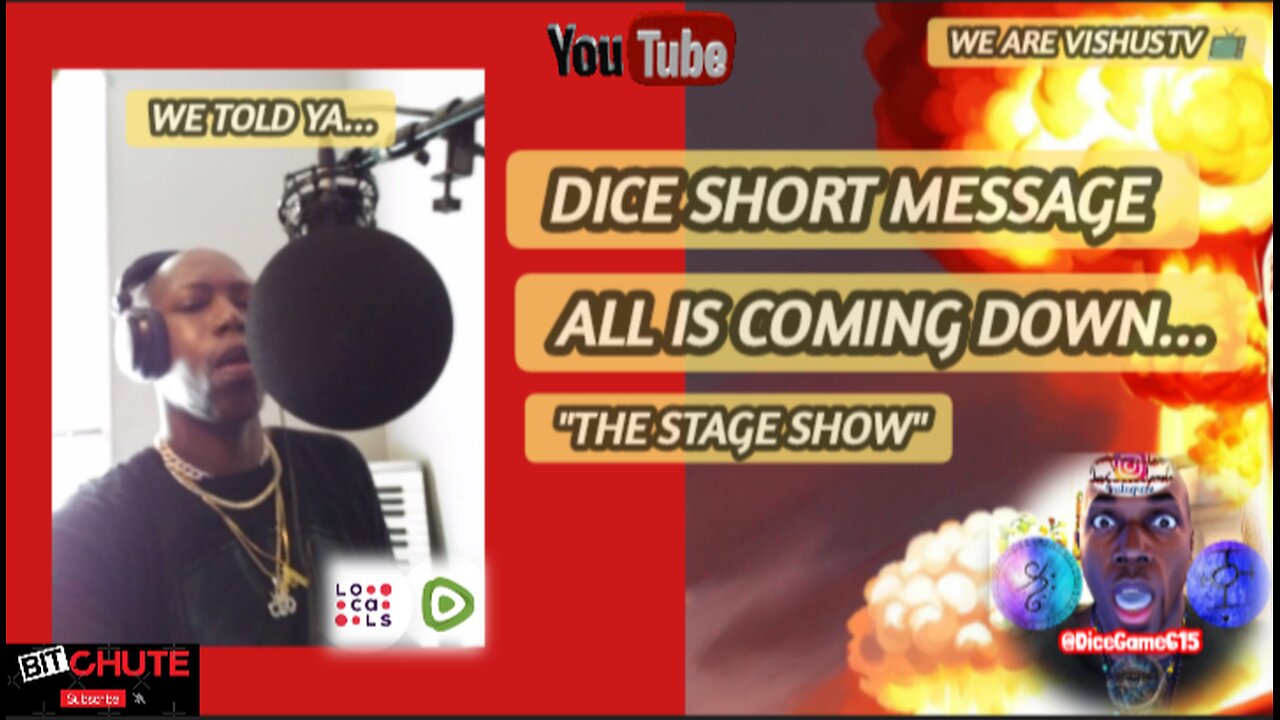 "We Told Ya" Dice Massage: All Is Coming Down... #VishusTv 📺