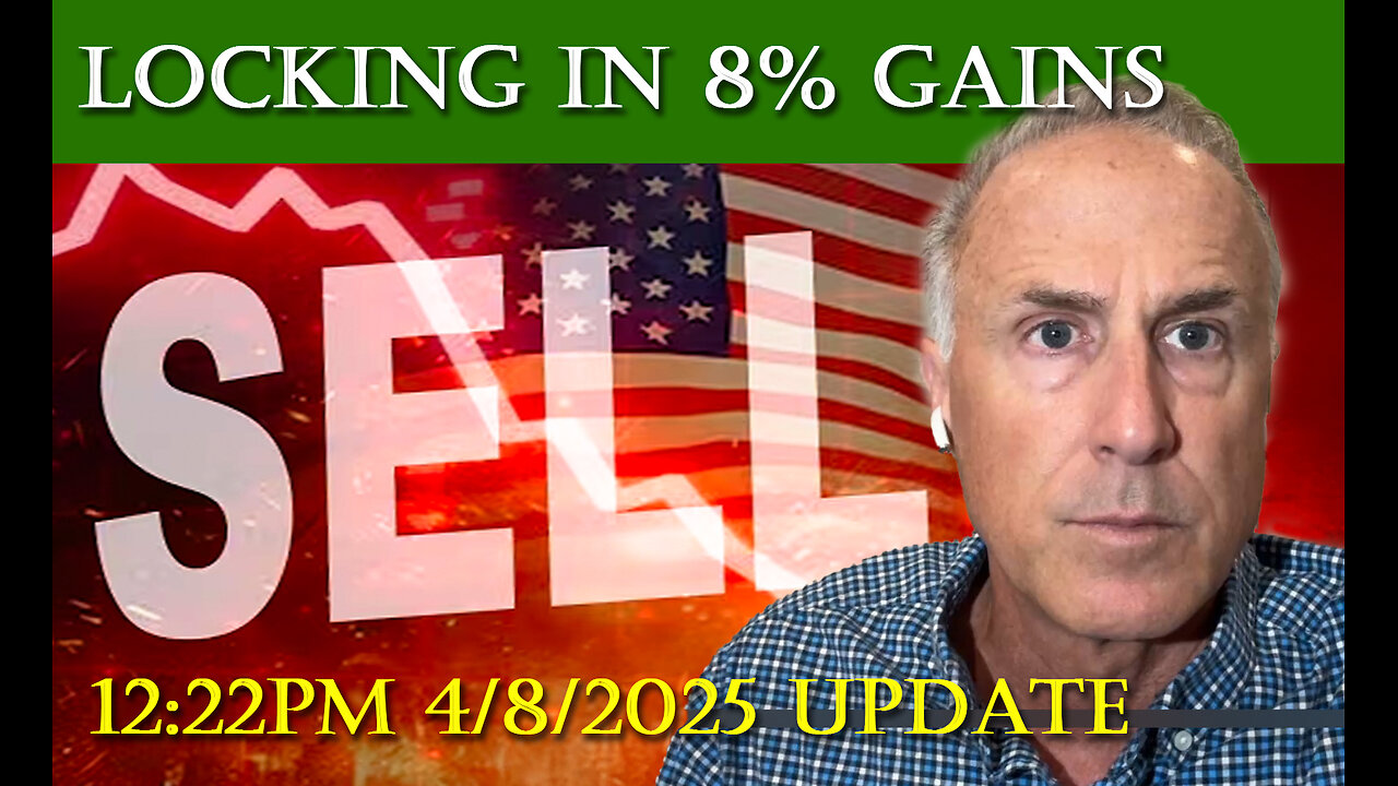 8% Gains locked in and looking to re-enter on pullback